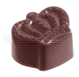 CW2167 Корона — Поликарбонатная форма для шоколадных конфет | Chocolate World Бельгия