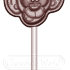 CW1681 МАКАКА/ОБЕЗЬЯНА на палочке — Поликарбонатная форма для шоколадных конфет | Chocolate World Бельгия
