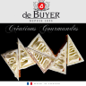 36х17 cm — МультиФорма на 6 треугольников перфорированная для тарта нержавейка | De Buyer/Valrhona Франция 3099.63