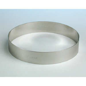 Форма кольцо из нержавеющей стали диаметр 20 см высота 5 см | Италия X4020