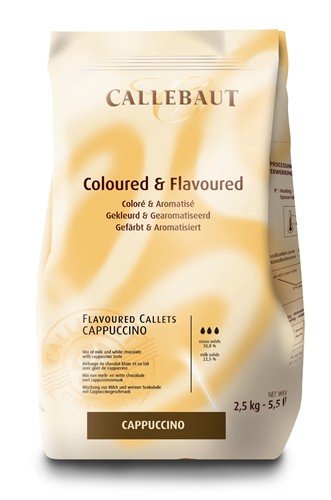2,5 кг — Cappuccino Молочный шоколад со вкусом каппучино в галетах | Callebaut Бельгия CAPPUCCINO-552