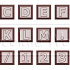 CW1628 ABC/123 АЛФАВИТ/БУКВЫ/ЦИФРЫ часть №1 — Поликарбонатная форма для шоколадных конфет | Chocolate World Бельгия