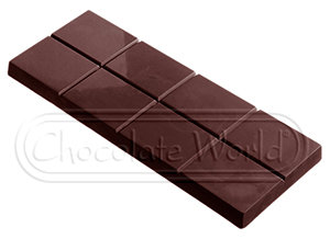 CW2119 Шоколадная плитка — Поликарбонатная форма для шоколадных конфет | Chocolate World Бельгия