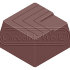 CW1607 Поликарбонатная форма для шоколадных конфет | Chocolate World Бельгия