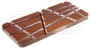 CW1769 ПЛИТКА 45 гр.— Поликарбонатная форма для шоколадных конфет | Chocolate World Бельгия