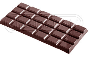CW2110 ПЛИТКА 80 гр — Поликарбонатная форма для шоколадных конфет | Chocolate World Бельгия