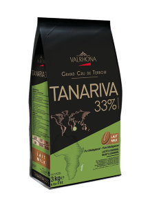 3 кг | Танарива Лакте Мадагаскар 33% Молочный шоколад в галетах из серии Гран Крю | VALRHONA 4659