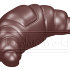 CW1638 Круассан — Поликарбонатная форма для шоколадных конфет | Chocolate World Бельгия