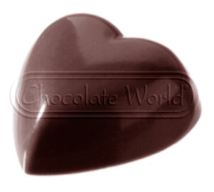 CW2143 СЕРДЦЕ 2 гр. — Поликарбонатная форма для шоколадных конфет | Chocolate World Бельгия