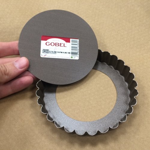 Ø 12 cm — Форма для тарталетки металлическая со съемным дном | GOBEL Франция