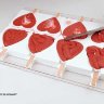 GEL03 HEART-IC Комплект форм для эскимо СЕРДЦЕ | Silikomart Италия СТЭККОФЛЕКС