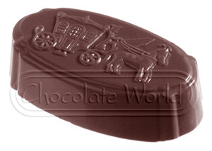 CW1176 Карета — Поликарбонатная форма для шоколадных конфет | Chocolate World Бельгия