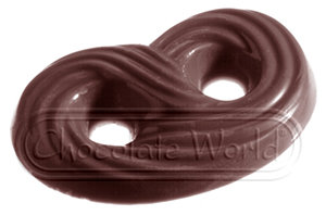 CW2258 Крендель — Поликарбонатная форма для шоколадных конфет | Chocolate World Бельгия
