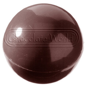 CW2002 ШАР/ПОЛУСФЕРА 39мм— Поликарбонатная форма для шоколадных конфет | Chocolate World Бельгия