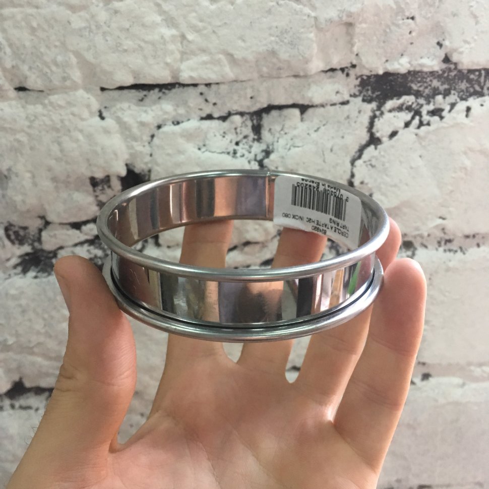 Набор 6 шт. Ø 8 cm h2 — Металлическое кольцо для тарталеток | GOBEL Франция
