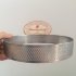 Ø 19 cm h 3,5 — Круглая перфорированная форма для тарта нержавейка | Pavoni Италия
