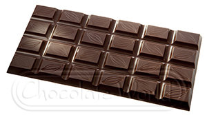 CW2398 ПЛИТКА 93 гр. Какао — Поликарбонатная форма для шоколадных конфет | Chocolate World Бельгия