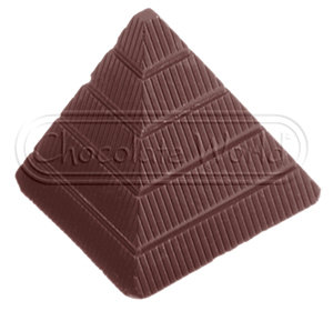 CW1260 Пирамида — Поликарбонатная форма для шоколадных конфет | Chocolate World Бельгия