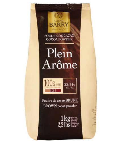 1 кг — Какао порошок PLEIN AROME алкализованный темно коричневый | Cacao Barry DCP-22GT-BY-760