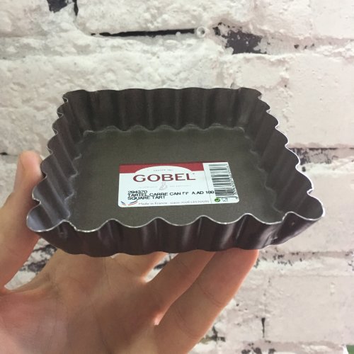 10 cm — Форма для тарталетки квадратная металлическая | GOBEL Франция
