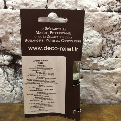 30 мл. Кокос Натуральный ароматизатор | Deco&Relief Франция ARON013