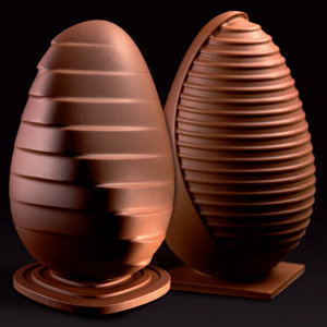 KT90. Комплект форм для шоколада ЯЙЦО шелл ( 1 нб.)