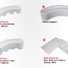 51642 Комплект форм ЗВЕЗДА АРЕНЫ силиконовые объемные для торта тортафлекс 3D | Silikomart Stella Del Circo Tortaflex 3D