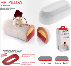 MR. PILLOW Cиликоновая 3D форма для торта с вырубкой | Silikomart Tortaflex