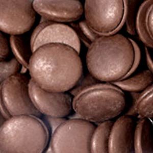 71001. Глазурь кондитерская "Шоколадные диски ИТАЛИКА" (мешок 1 кг.) Италия