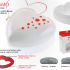 TI AMO Cиликоновая 3D форма с вырубкой СЕРДЦЕ БОЛЬШОЕ | Silikomart Tortaflex