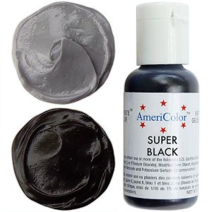 SUPER BLACK 21 гр. Краситель гелевый | AmeriColor