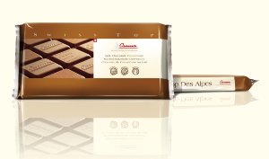 2 кг — Des Alpes 35% Молочный шоколад в блоке из серии SWISS TOP | CARMA 10081