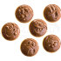 CW1531 Смайлики — Поликарбонатная форма для шоколадных конфет | Chocolate World Бельгия