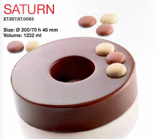 SATURN Форма САТУРН силиконовая объемная форма для торта тортафлекс 3D | Silikomart Tortaflex 3D