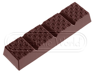 CW1187 Шоколадная плитка — Поликарбонатная форма для шоколадных конфет | Chocolate World Бельгия