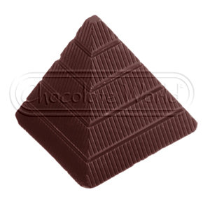 CW1547 Пирамида — Поликарбонатная форма для шоколадных конфет | Chocolate World Бельгия