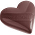 CW1145 СЕРДЦЕ 35 гр. — Поликарбонатная форма для шоколадных конфет | Chocolate World Бельгия