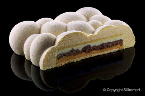 CLOUD. Облако или Пузырьки — силиконовая форма для торта 1600 мл. | Silikomart Италия