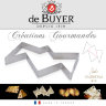 21х17 cm — МультиФорма на 4 треугольника перфорированная для тарта нержавейка | De Buyer/Valrhona Франция 3099.94