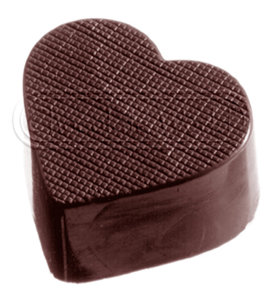 CW1018 Сердце — Поликарбонатная форма для шоколадных конфет | Chocolate World Бельгия