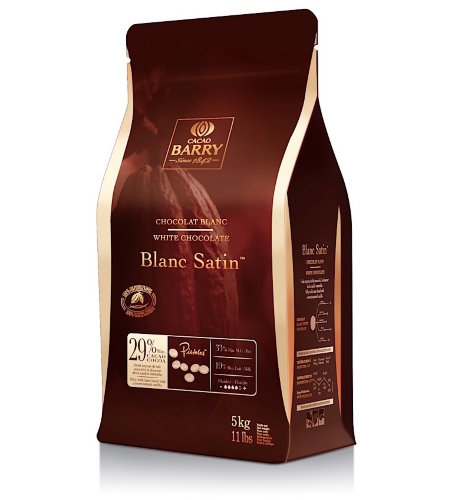 5 кг — Blanc satin 29,2% Белый шоколад в галетах | CACAO BARRY Франция СHW-Q29SATI-587