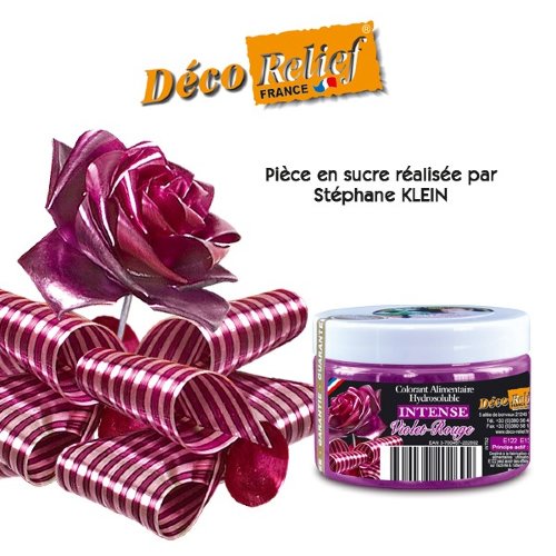 50 гр. Фиолетовый водорастворимый краситель в пудре | Deco&Relief Франция