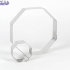 Восьмиугольник кольцо нержавейка 20х21х4 см | Jarpega Испания
