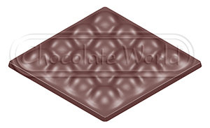 CW1592 Плитка — Поликарбонатная форма для шоколадных конфет | Chocolate World Бельгия