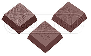 CW1593 Майя — Поликарбонатная форма для шоколадных конфет | Chocolate World Бельгия