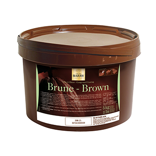 5 кг — Глазурь БРЮНЕ темная для покрытия и декора 18% какао | CACAO BARRY Франция M-9VSBR