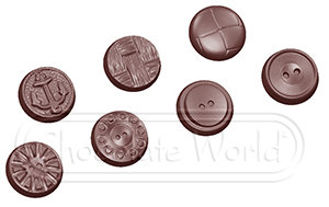 CW1662 Серия Caraques — Поликарбонатная форма для шоколадных конфет | Chocolate World Бельгия