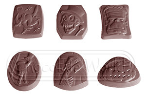 CW1497 ХЭЛЛОУИН— Поликарбонатная форма для шоколадных конфет | Chocolate World Бельгия