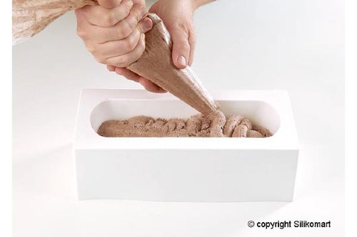 GIANDUIA Cиликоновая объемная форма ДЖАНДУЯ для торта тортафлекс 3D | Silikomart Tortaflex 3D
