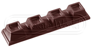 CW2095 Шоколадная плитка — Поликарбонатная форма для шоколадных конфет | Chocolate World Бельгия
